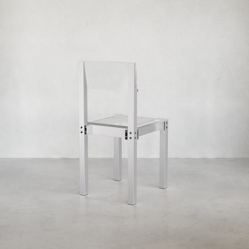 CHAIR ONE Alu & Ghost