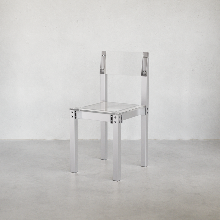 CHAIR ONE Alu & Ghost
