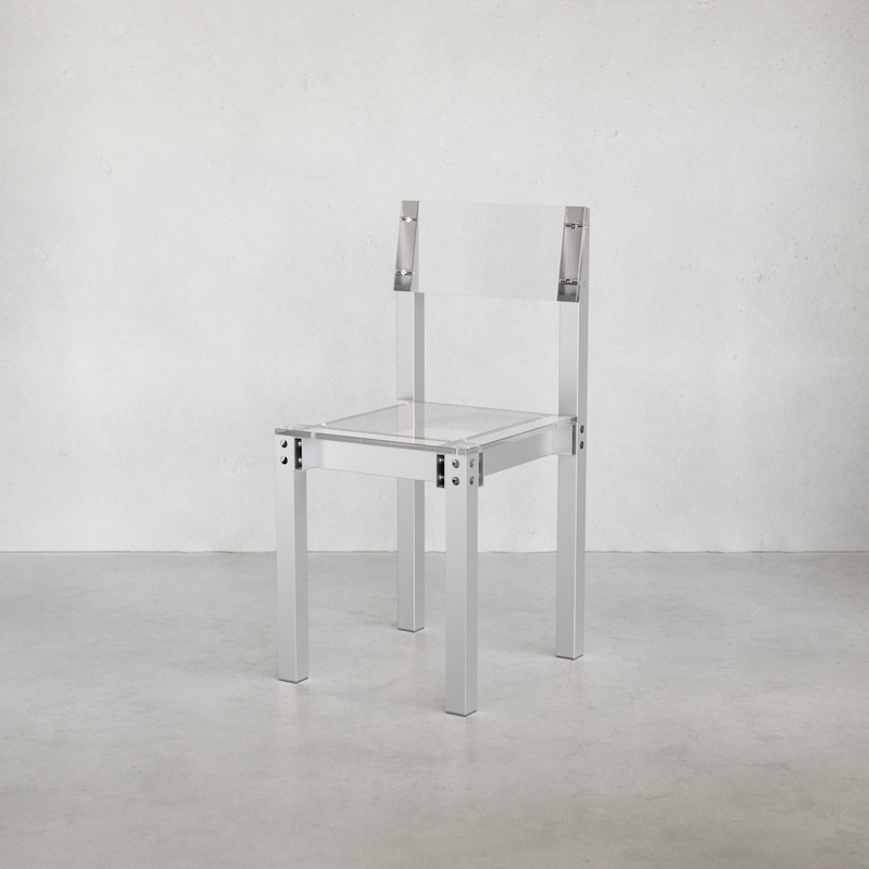 CHAIR ONE Alu & Ghost