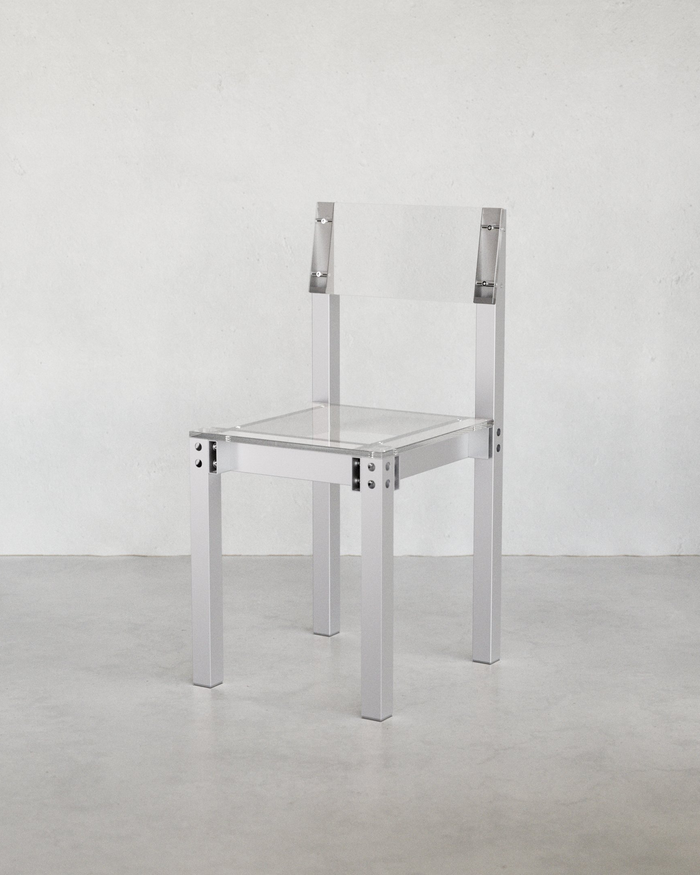 CHAIR ONE Alu & Ghost